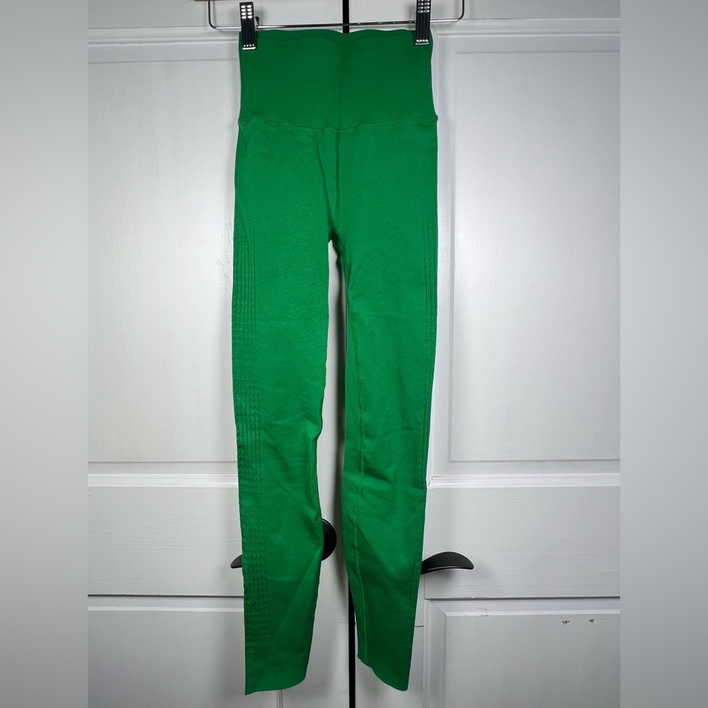 SculptKnit by Fabletics Leggings Women Green Athletic Workout XS